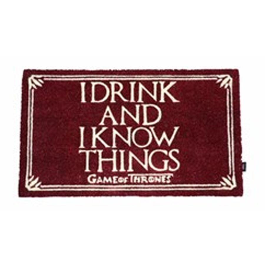 GAME OF THRONES   I DRINK AND I KNOW THINGS  ZERBINO