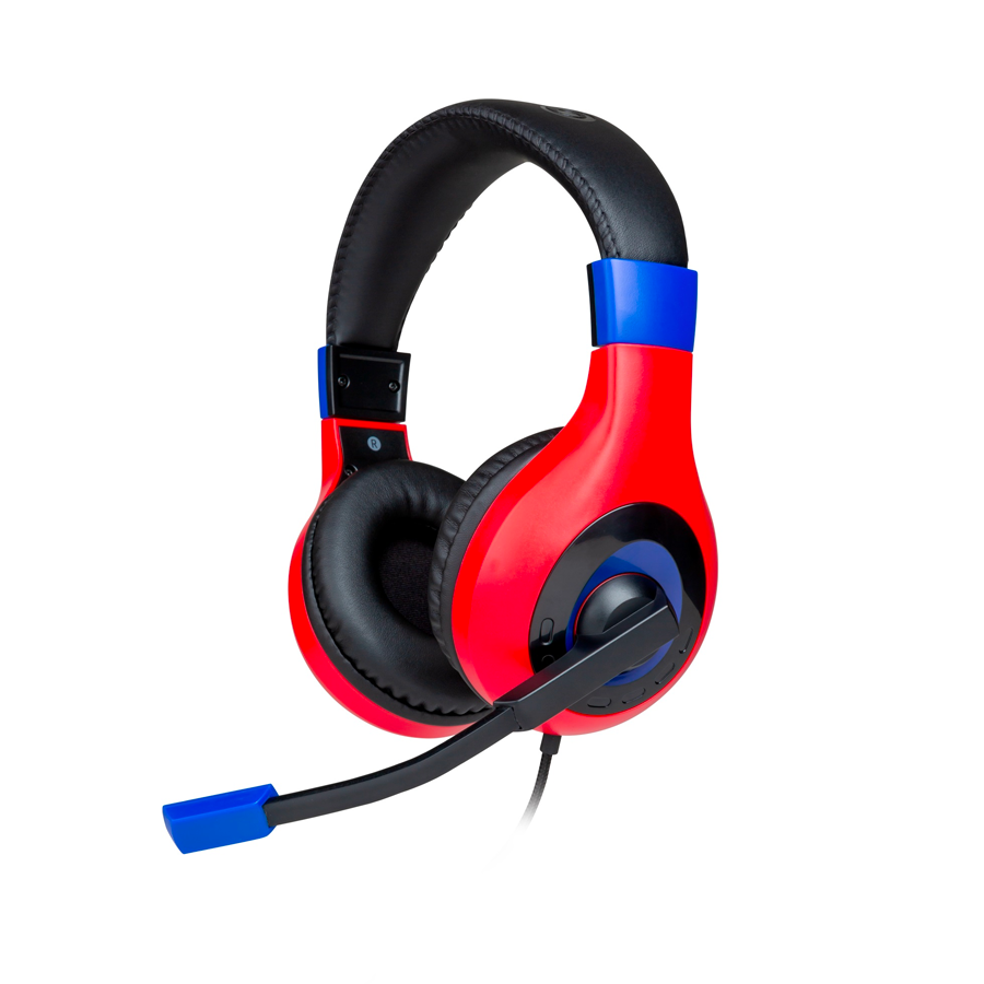 NINTENDO SWITCH  WIRED STEREO GAMING HEADSET MARIO BLU/ROSSO