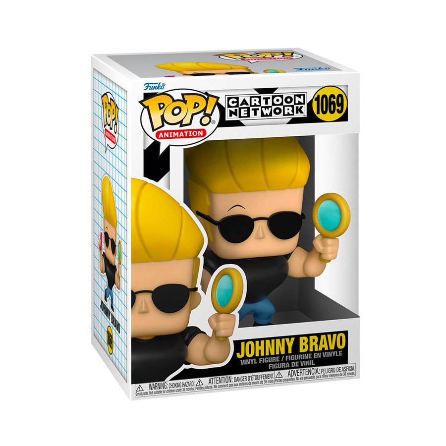 Cartoon Network - 1069 Johnny w/Mirror &amp; Comb 9Cm