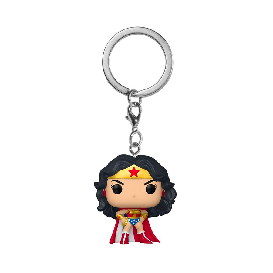 Wonder Woman: 80Th Anniversary - Portachiavi Wonder Woman w/Cape 4Cm