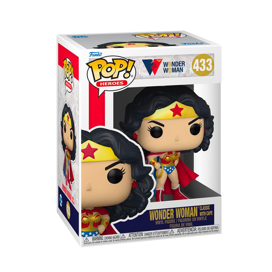 Wonder Woman: 80Th Anniversary - 433 Wonder Woman w/Cape 9Cm