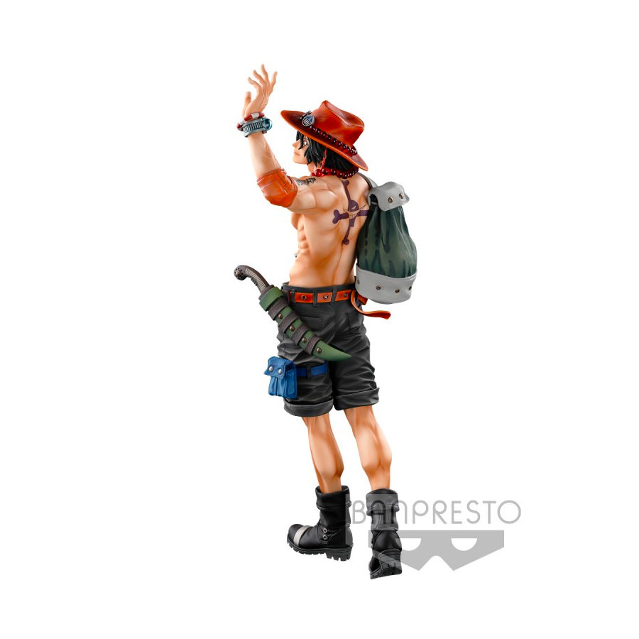 17867 - One Piece - World Figure Colosseum 3 - Super Master Star Piece - Portgas D.Ace (The Brush) - Banpresto Figure 30Cm
