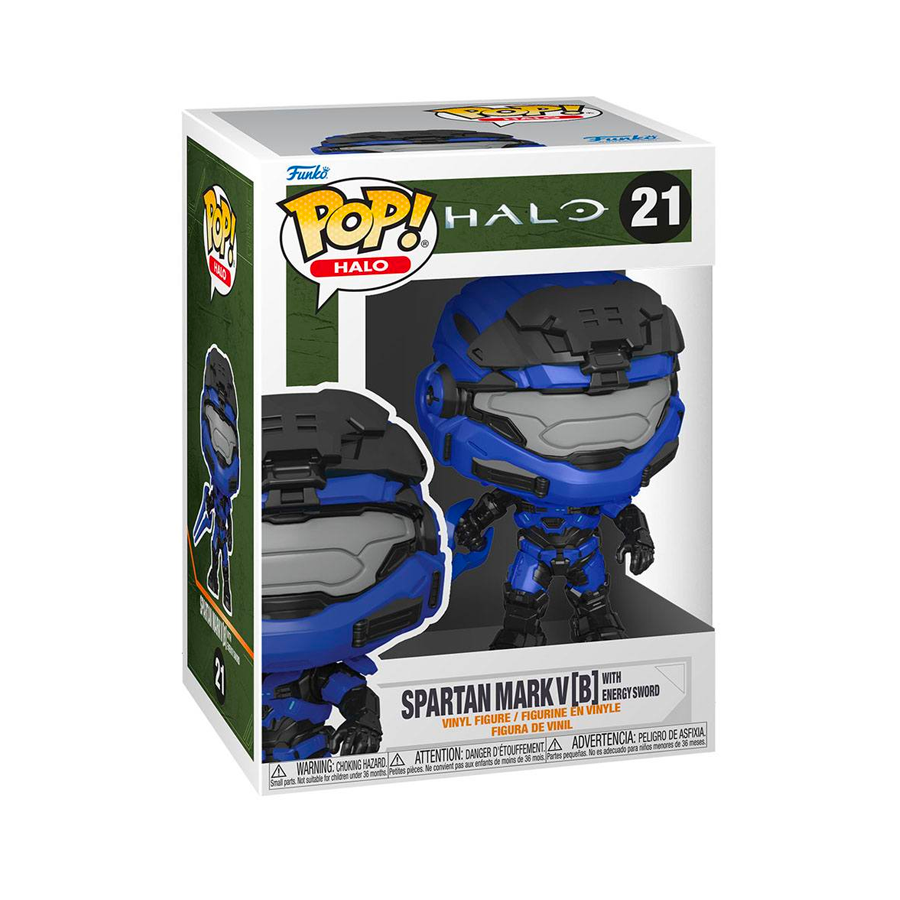 Halo Infinite - 21 Mark V w/Blue Sword 9Cm