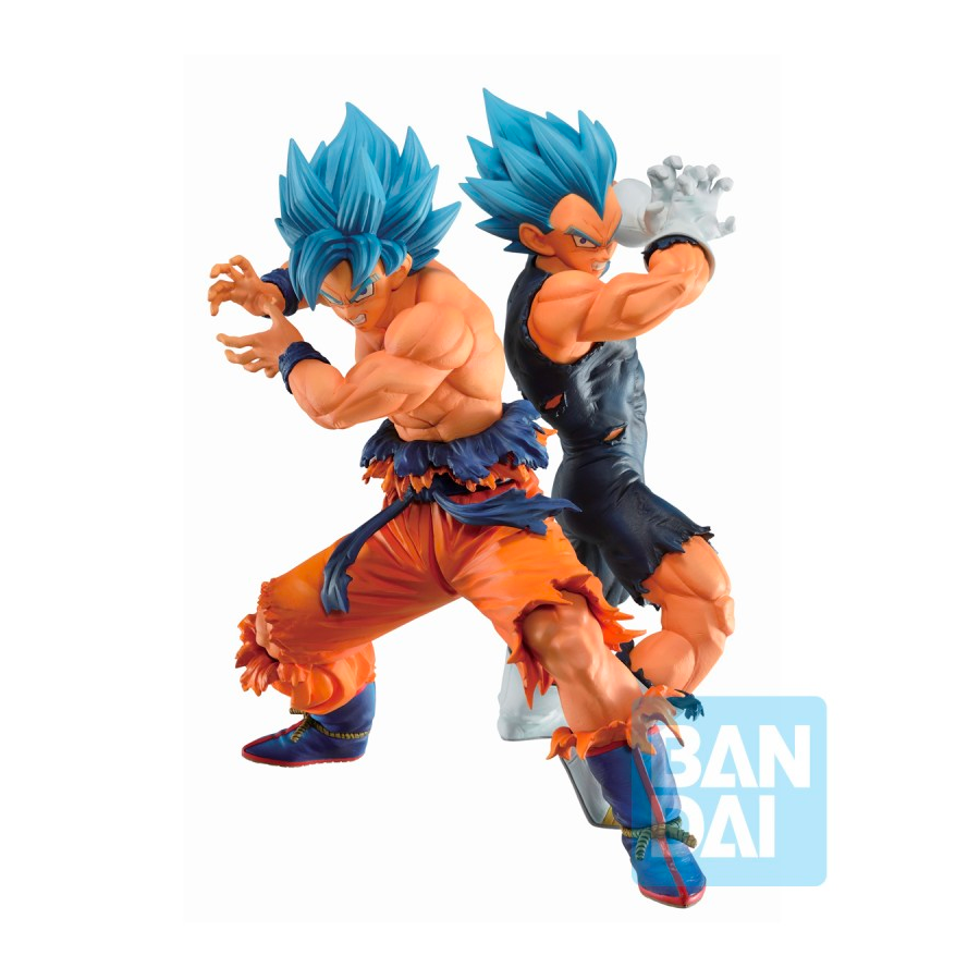 60182 - Ichibansho Figure Son Goku(Super Saiyan God Super Saiyan)_ Vegeta(Super Saiyan God Super Saiyan) (Vs Omnibus Super)