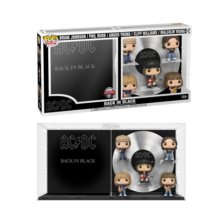Albums Deluxe: ACDC 17 - Brian Johnson, Phil Rudo, Angus Young, Cliff Williams, Malcolm Young (Black in Black)