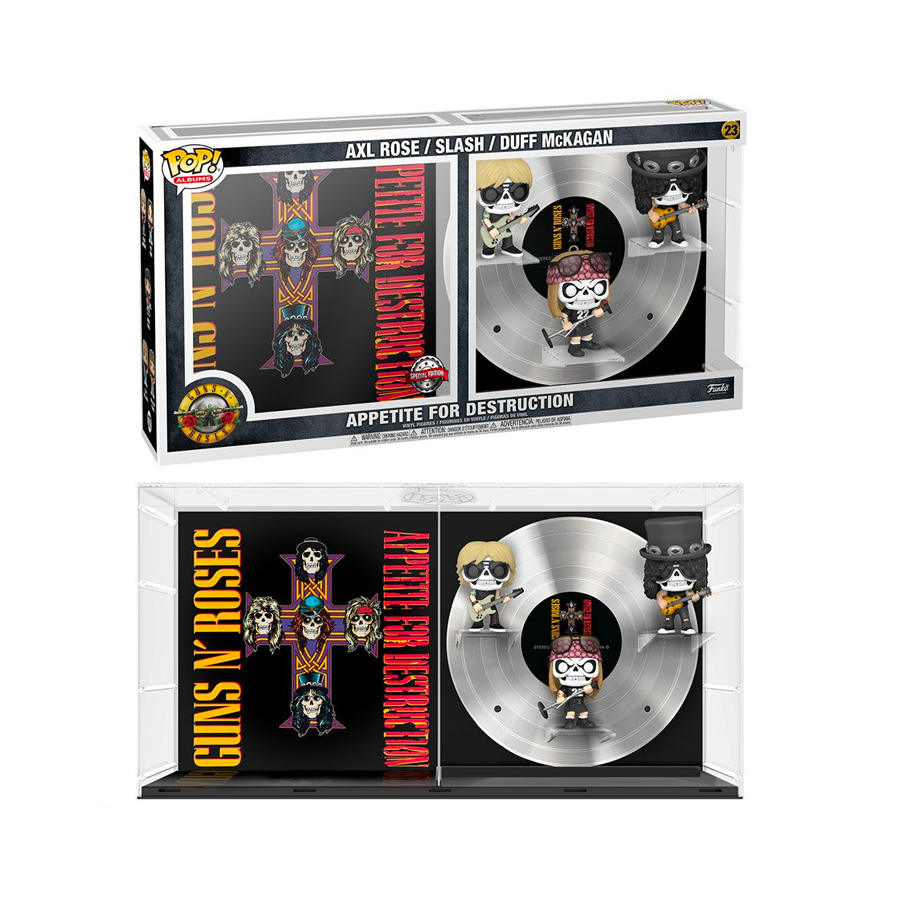 Albums Deluxe: Guns N' Roses 23 - Axl Rose, Slash, Duff Mckagan (Apetite for Destruction)