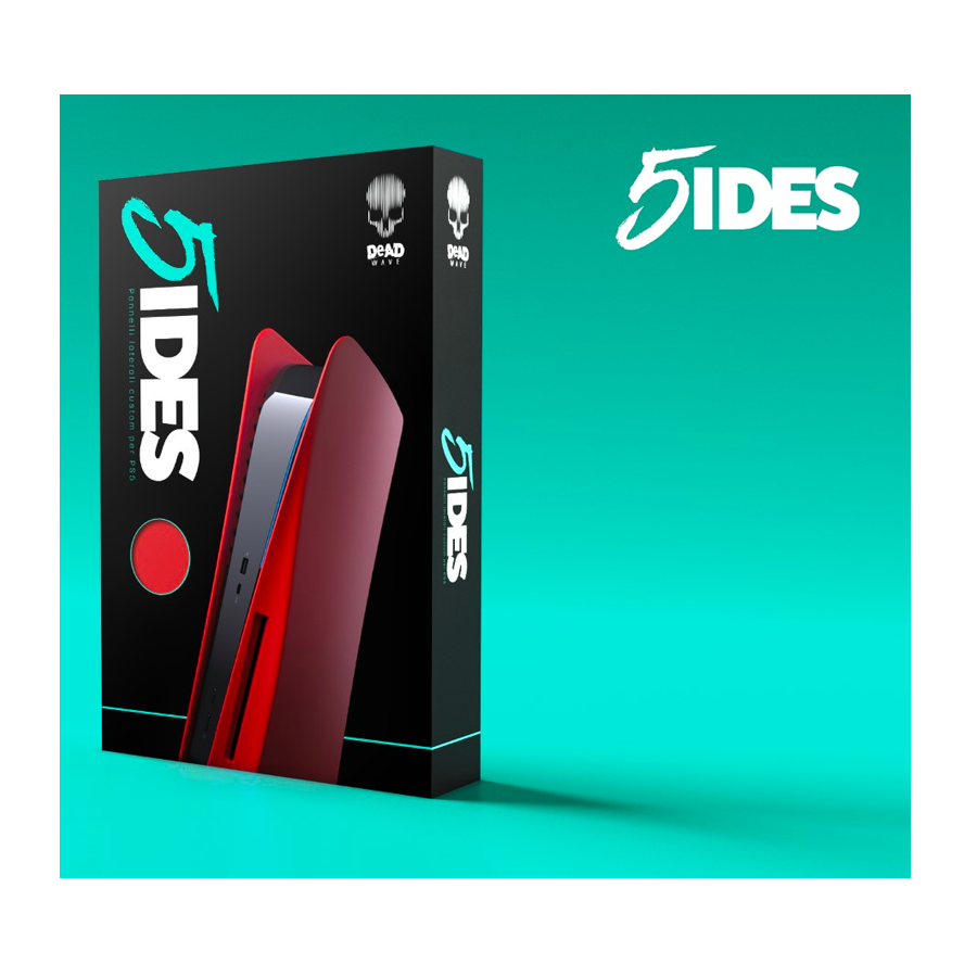 Side Cover Laterale PS5 Red