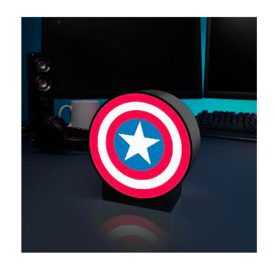 MARVEL AVENGERS CAPTAIN AMERICA LAMPADA 2D