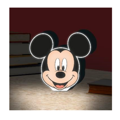 DISNEY MICKEY LAMPADA 2D
