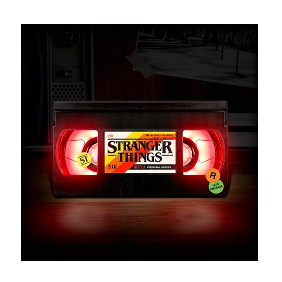 STRANGER THINGS - LAMPADA VIDEOCASSETTA VHS