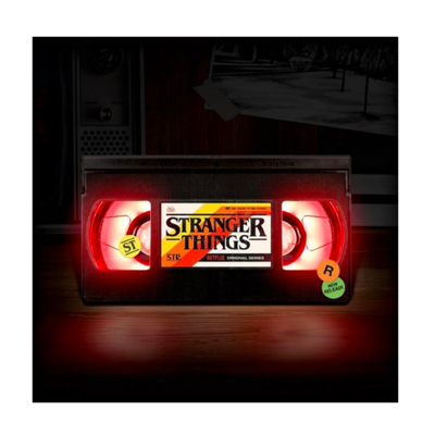 STRANGER THINGS - LAMPADA VIDEOCASSETTA VHS