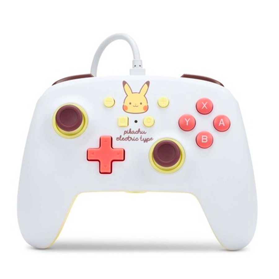 Nintendo Switch Enhanced Wired Controller Pikachu Electric type