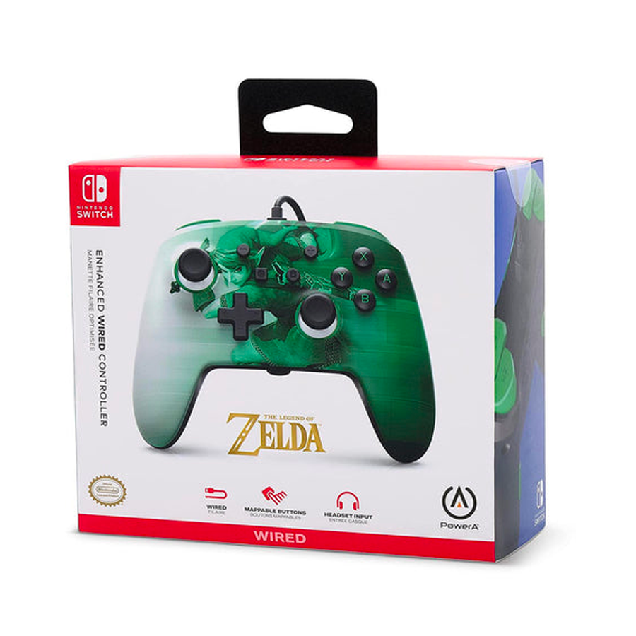 Nintendo Switch Enhanced Wired Controller - The Legend of Zelda Heroic Link