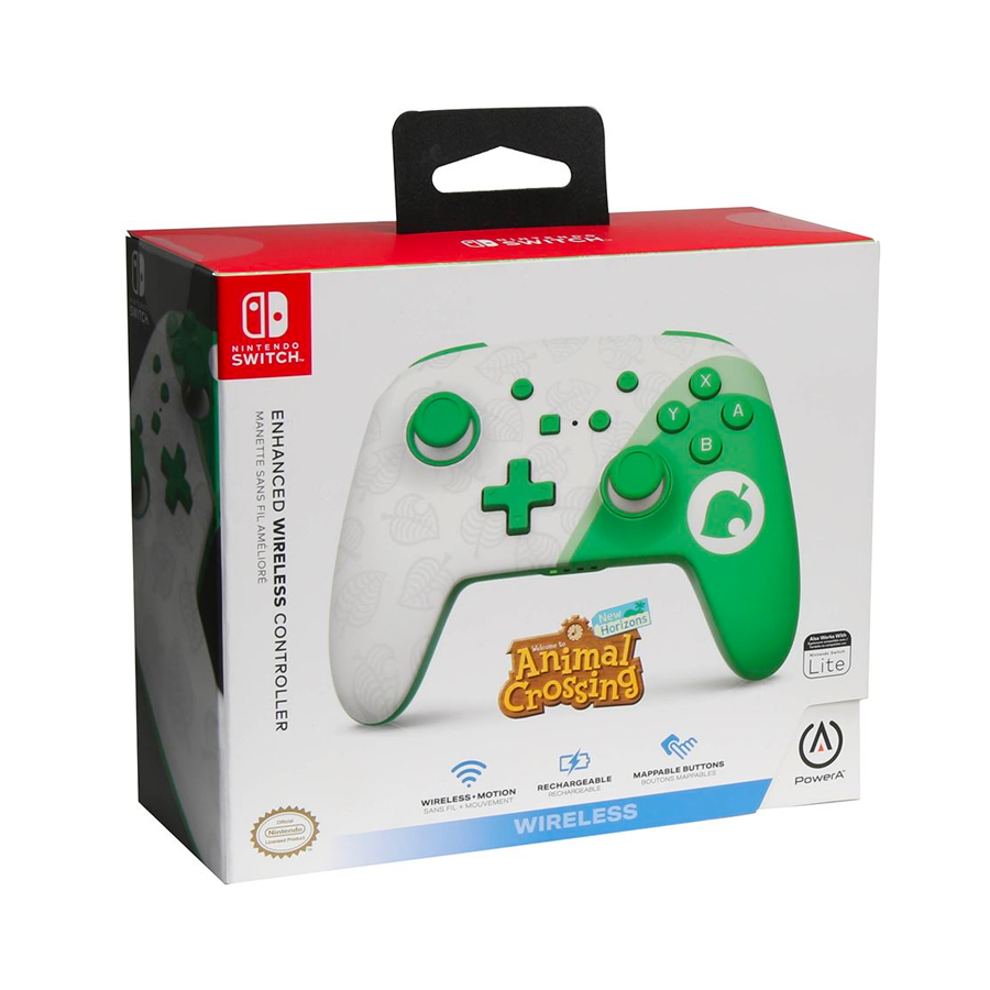 Nintendo Switch Enchanced Wireless Controller - Animal Crossing Nook Inc