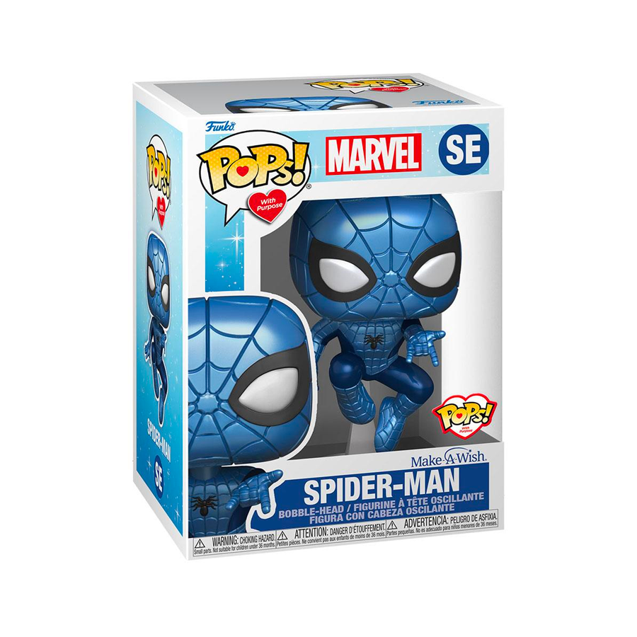 Marvel: Make a Wish 2022 - (SE) Marvel Spider-Man (Metallic) 9Cm