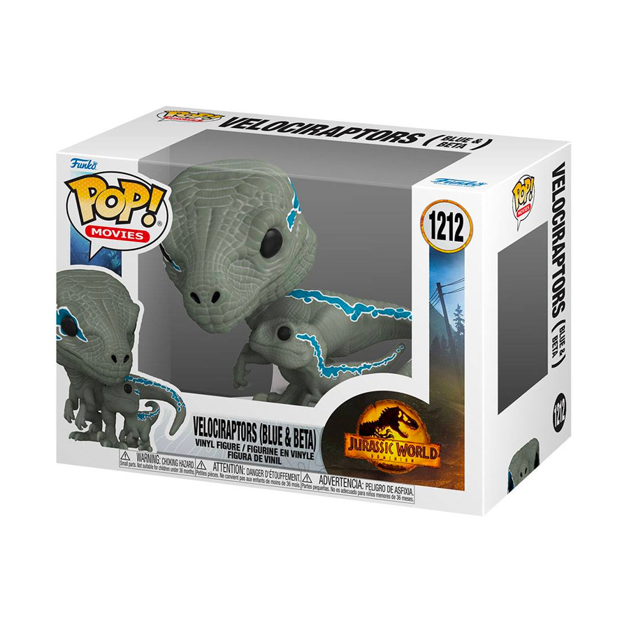 Jurassic World 3 - 1212 Velociraptors (Blue &amp; Beta) 9Cm
