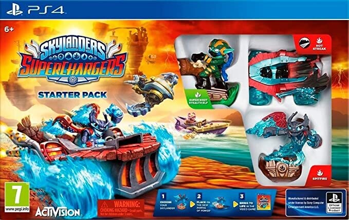 SKYLANDERS SUPERCHARGERS STARTER PACK