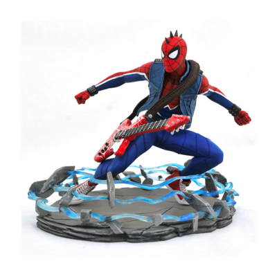 MARVEL GALLERY :  SPIDER-PUNK  PS4 PVC STATUE 20cm