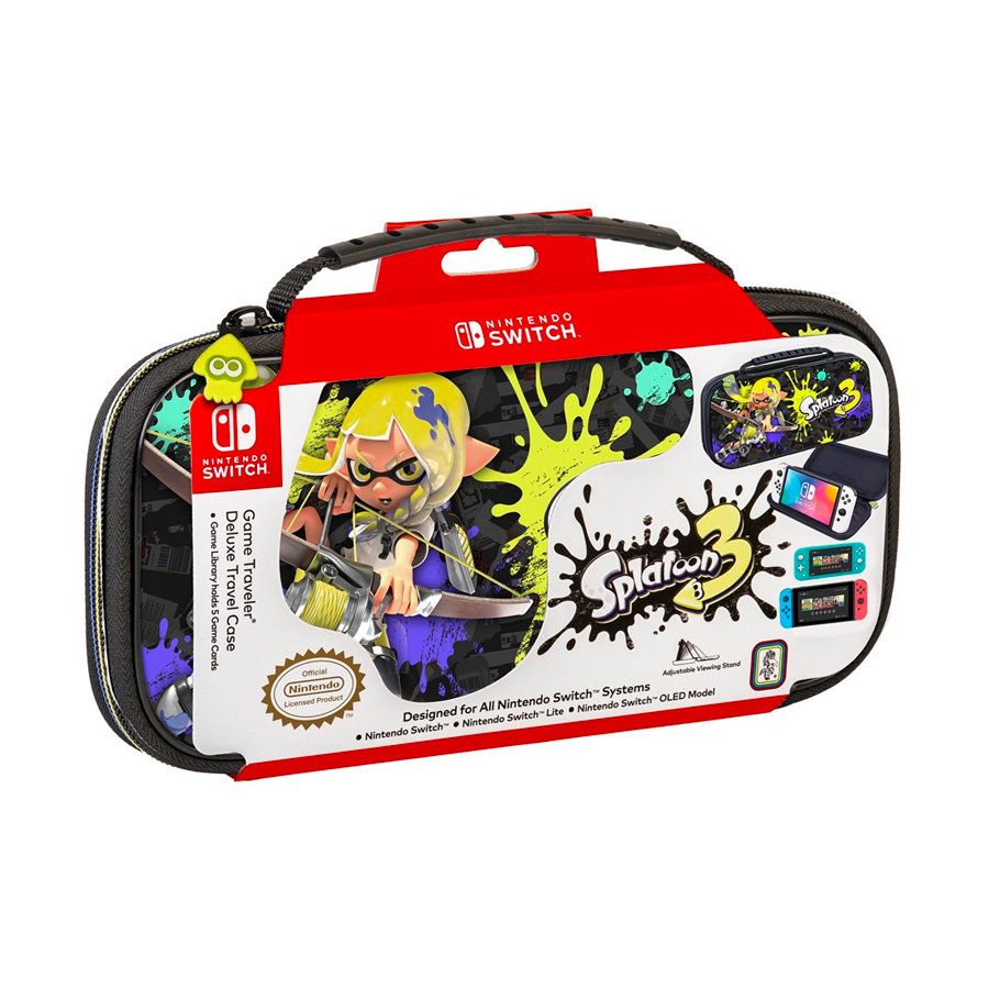 Nintendo Switch Game Traveler Deluxe Travel Case Splatoon 3