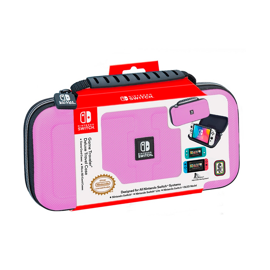 Nintendo Switch  Game Traveler Deluxe Travel Case Rosa