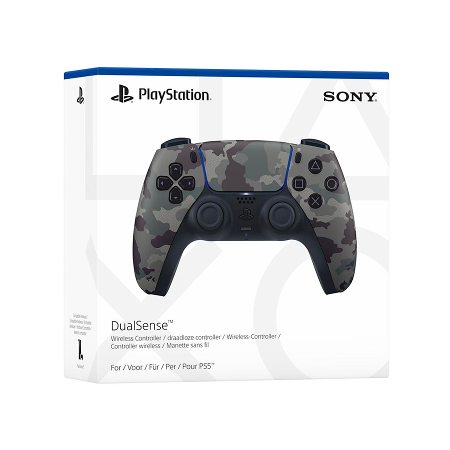 PlayStation 5 Controller Wireless DualSense Grey Camo