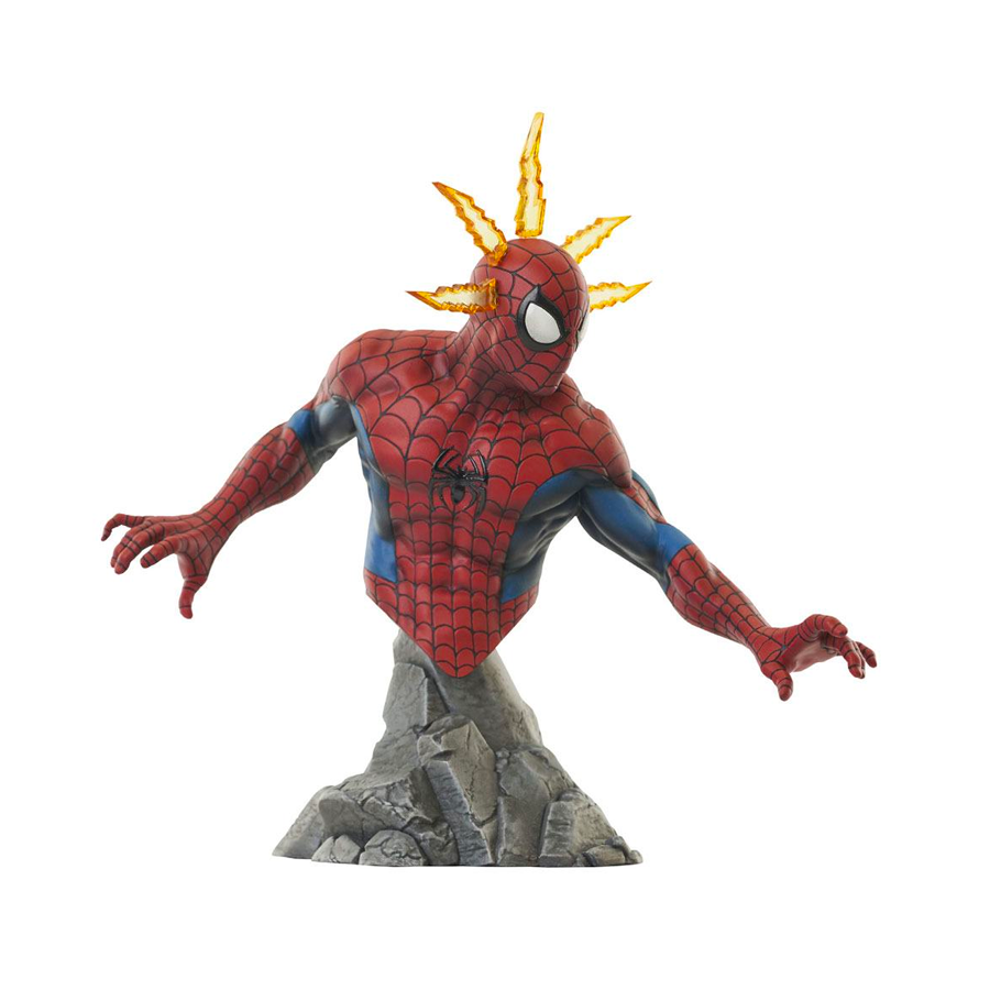 Marvel Comics - Spider-Man w/ Spider- sense Busto Scala 1/7 Limited Edition 15cm