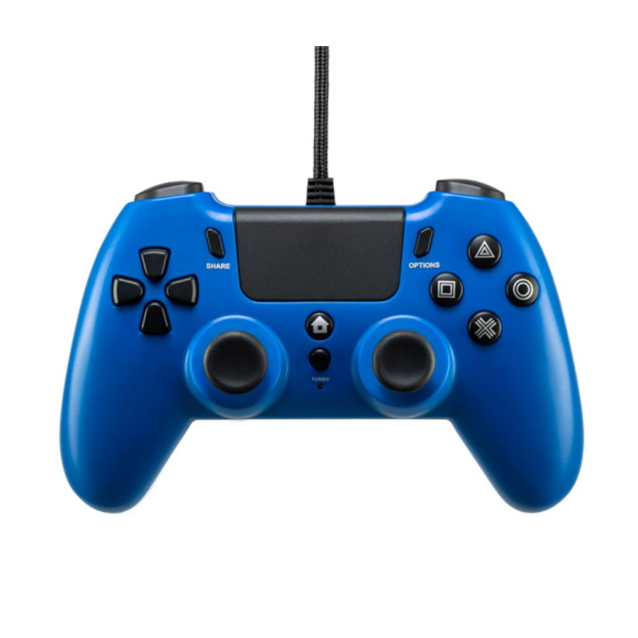 Wired Controller PS4: Blu