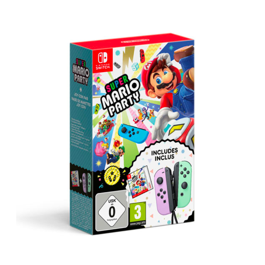 Super Mario Party� DLC + Coppia di Joy-con� Viola pastello e Verde pastello