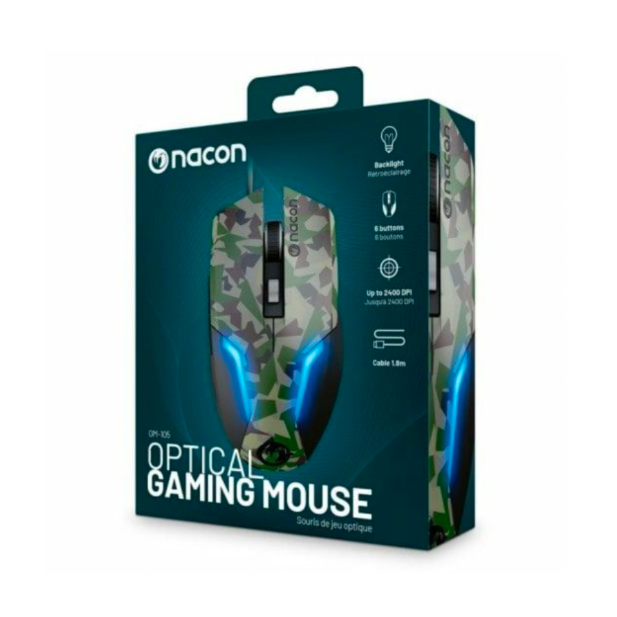 NACON PC GAMING MOUSE GM-105 FOREST CAMO