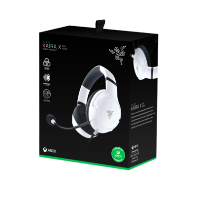 RAZER cuffie gaming Kaira X for Xbox - White
