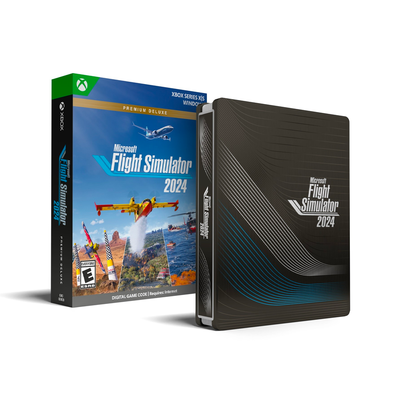FLIGHT SIMULATOR 2024 - PREMIUM DELUXE EDITION - STEELBOOK
