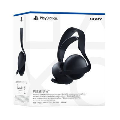 SONY PlayStation 5 Cuffie Gaming wireless PULSE Elite - Midnight Black