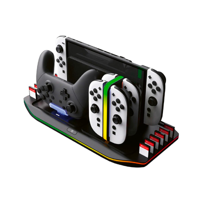 NACON Supporto ricarica Switch 2 e 1 controller PRO, 2 Joycon