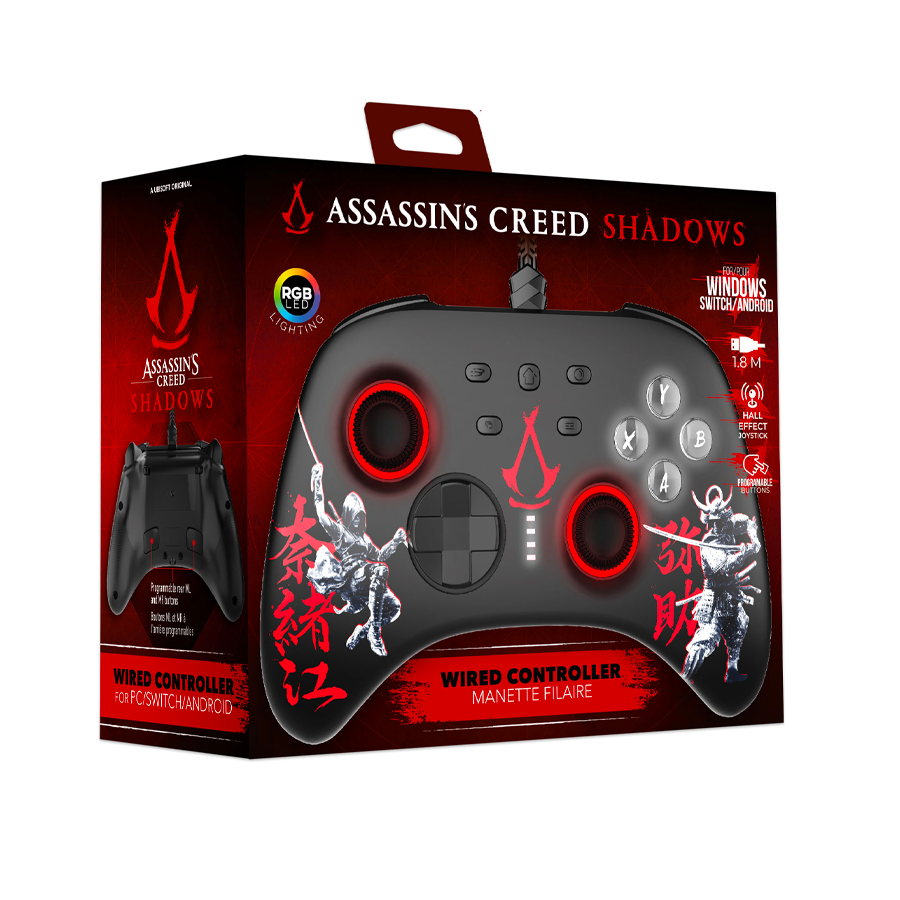 FREAKS AND GEEKS Wired PC Controller - Assassin&#39;s Creed Shadows