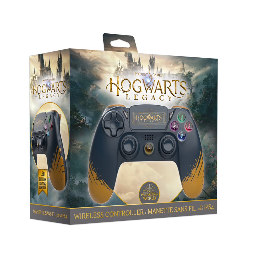 FREAKS AND GEEKS Harry Potter-Wireless Controller for PS4 with 3,5mm jack slot-Hogwarts Legacy