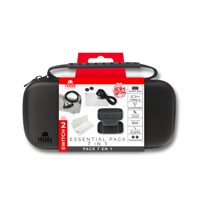 FREAKS AND GEEKS Switch 2 Accessories : 7in1 carry bag kit