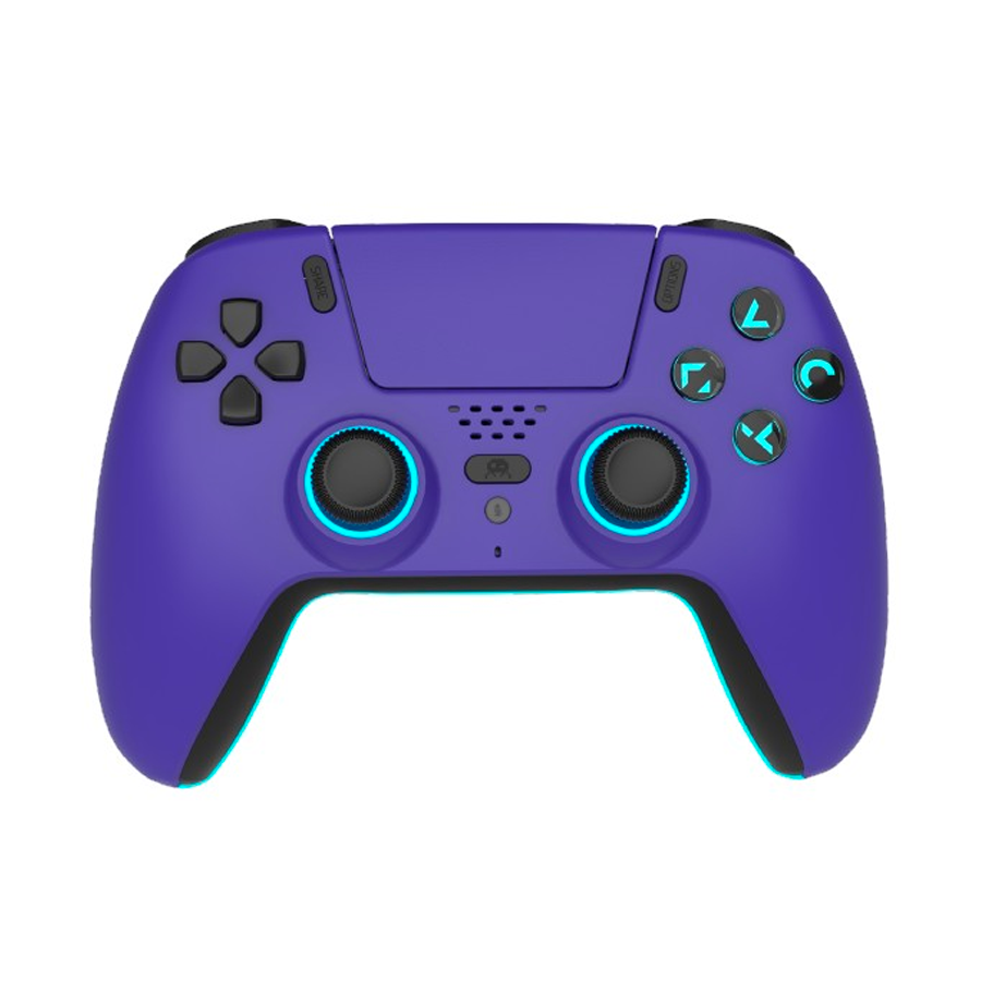 FREAKS AND GEEKS Wireless Bluetooth Controller for PS5- LED - Purple