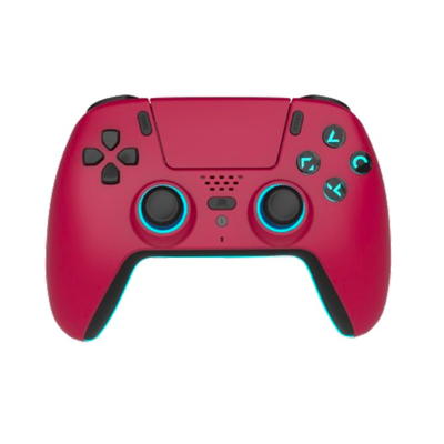 FREAKS AND GEEKS Wireless Bluetooth Controller for PS5- LED - Cherry Red