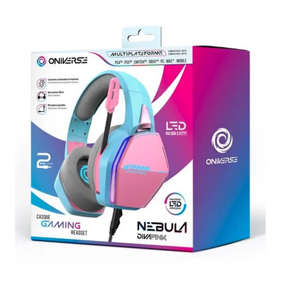 ONIVERSE - Cuffie Gaming Nebula - Diva Pink (Multiplatform)