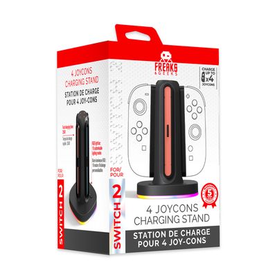 FREAKS AND GEEKS Charging Dock for 4 Joy-Cons Nintendo Switch 2