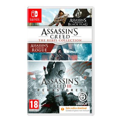ASSASSINS CREED TRIPLE PACK (CIAB)� (AC Black Flag, AC Rogue, AC3) ASSASSINS CREED TRIPLE PACK (CIAB)� (AC Black Flag, AC Rogue, AC3)