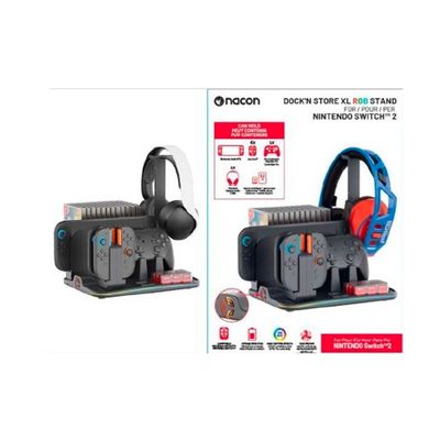 NACON Multich DockStat 4 JoyCon Switch 1e2 + stand acces NACON Multich DockStat 4 JoyCon Switch 1e2 + stand acces
