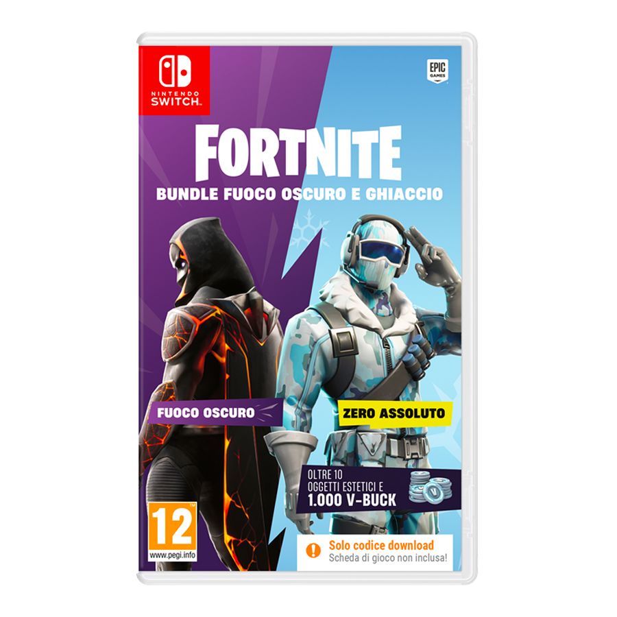 Fortnite Bundle Fuoco Oscuro e Ghiaccio (Codice di Attivazione)