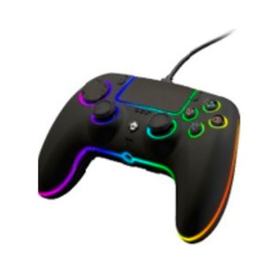 QUBICK WIRED CONTROLLER RGB BLACK (PS5)