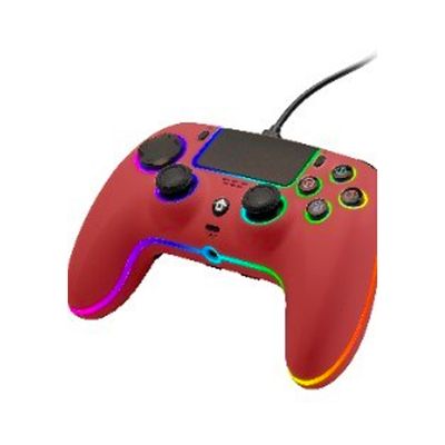 QUBICK WIRED CONTROLLER RGB RED (PS5)
