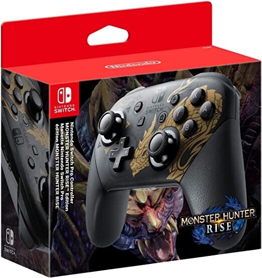 Nintendo Switch Pro Controller SERIGRAFATO MONSTER HUNTER RISE
