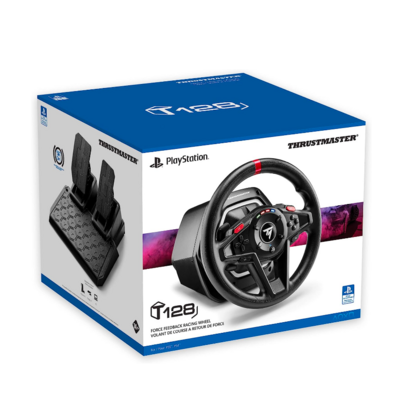 THRUSTMASTER Volante T128 (Compatibile PS5, PS4 e PC)