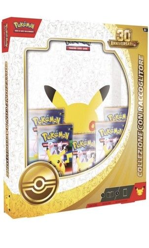 POKEMON 30° ANNIVERSARIO COLLEZIONE CON RACCOGLIETORE