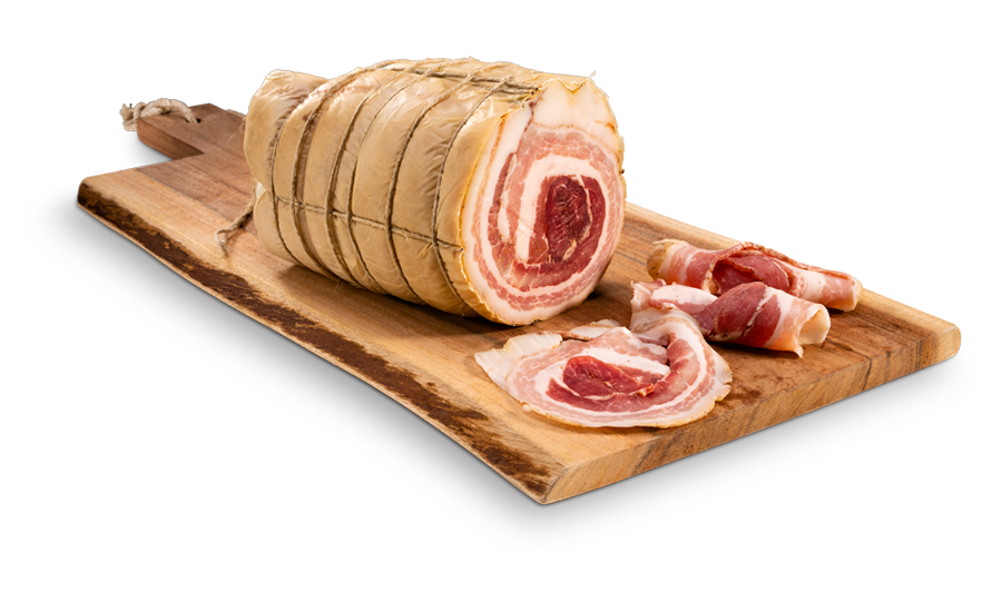 Pancetta arrotolata