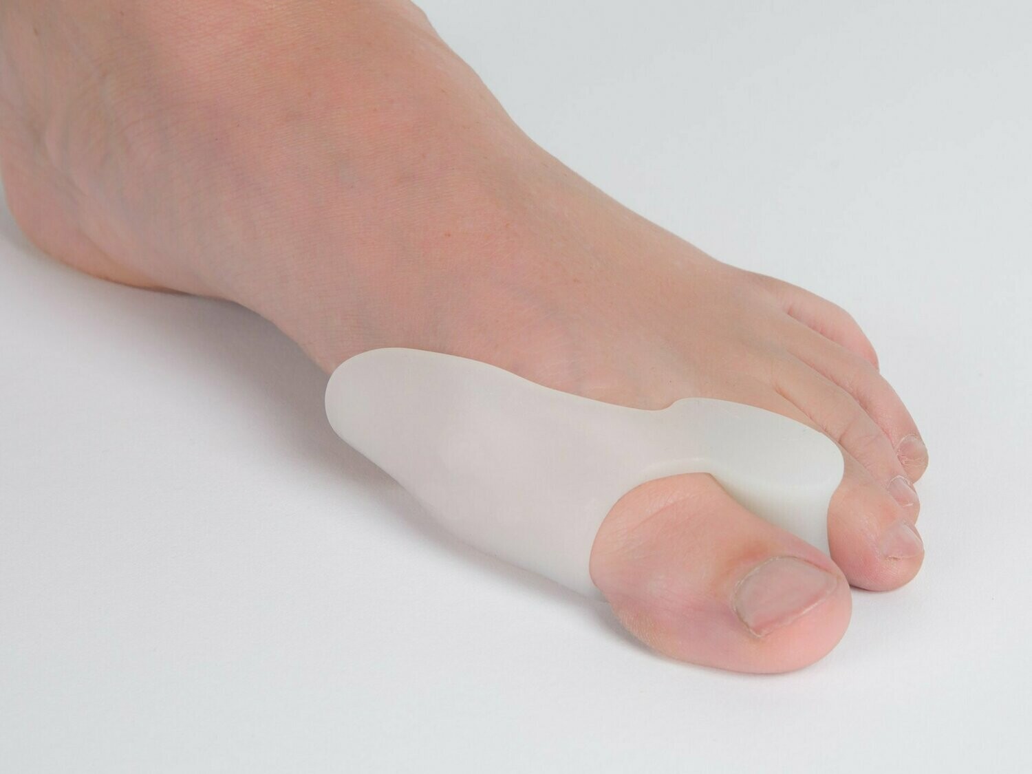 OrthoPÄD Ballenschutz / Zehenspreizer aus 100% Silikon, 1 Stück nicht verpackt, Einheitsgröße